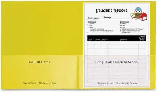 Alt view image 17 of 20 - C-Line Classroom Connector Folders 9"x11-3/4" 25/BX Yellow 32006