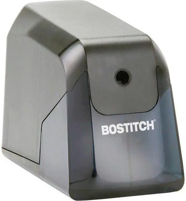 Main image of Bostitch Pencil Sharpener, Battery Operated, Black, Each (BOSBPS4BLK)