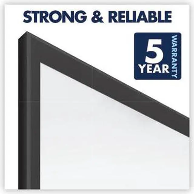 Alt view image 7 of 12 - Classic Magnetic Whiteboard, 96 X 48, Black Aluminum Frame