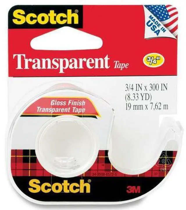 Alt view image 6 of 6 - Scotch Gloss Finish Transparent Tape