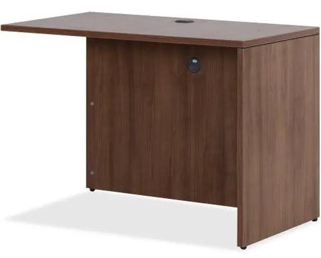 Alt view image 2 of 4 - Lorell Return 48"x24"x29-1/2" Walnut 69979