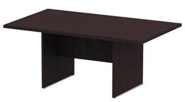 Alt view image 5 of 12 - Alera Valencia Series Conference Table Rectangle 70 7/8wx41 3/8dx29 1/2h Espresso VA717242ES