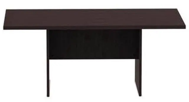 Alt view image 6 of 12 - Alera Valencia Series Conference Table Rectangle 70 7/8wx41 3/8dx29 1/2h Espresso VA717242ES