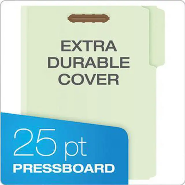 Alt view image 5 of 10 - Pendaflex Pressboard Folders with Fastener - Letter - 8 1/2" x 11" Sheet Size - 3" Expansion - 2 Fastener(s) - 1/3 Tab C