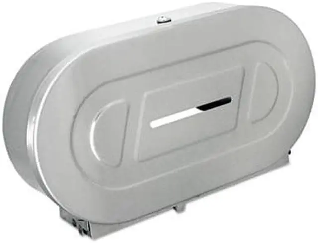 Alt view image 8 of 15 - Bobrick Toilet Tissue 2 Roll Dispenser Stainless Steel Jumbo 2892