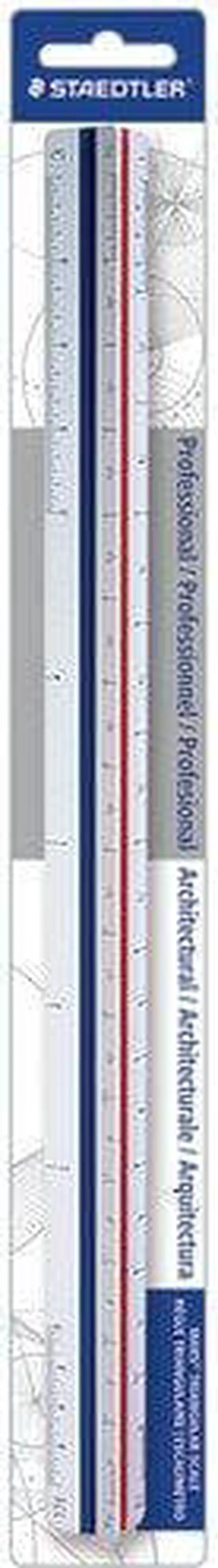 Alt view image 7 of 8 - Staedtler Architectural Triangular Scale