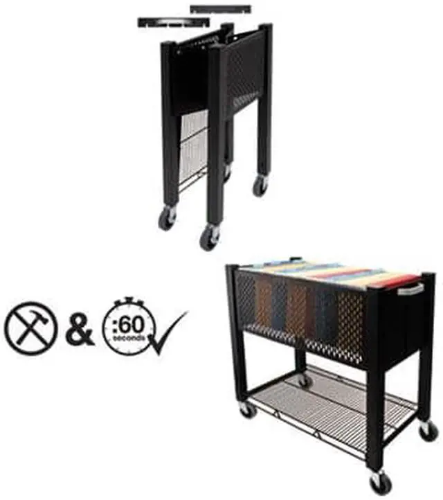 Alt view image 7 of 9 - Vertiflex  Mobile File Cart VF53000