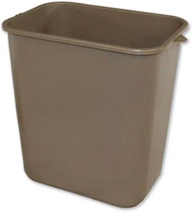 Alt view image 10 of 10 - Soft-Sided Wastebasket 28 qt Polyethylene Beige 770215