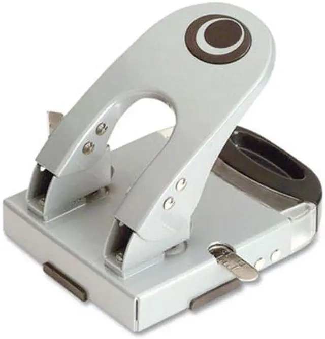 Alt view image 6 of 12 - Two-Hole Paper Punch, Silver
