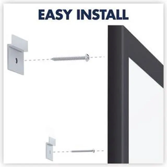 Alt view image 5 of 9 - Classic Magnetic Whiteboard, 48 X 36, Black Aluminum Frame