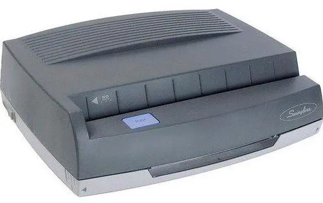Alt view image 7 of 15 - Swingline 50-Sheet 350MD Electric Three-Hole Punch 9/32" Holes Gray 9800350