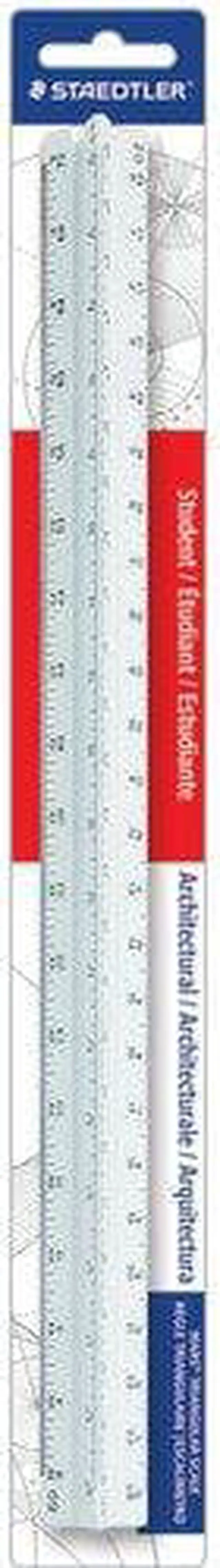 Alt view image 11 of 11 - Staedtler Mars 12" Architect Triangular Scale (987 19-31BK) 274746