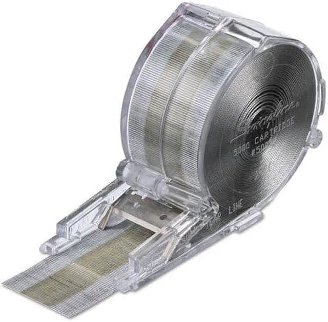 Alt view image 3 of 5 - Swingline Staples, ChiselPtCart, 1/4 In Leg, PK5000 Silver  Steel  S7050050B