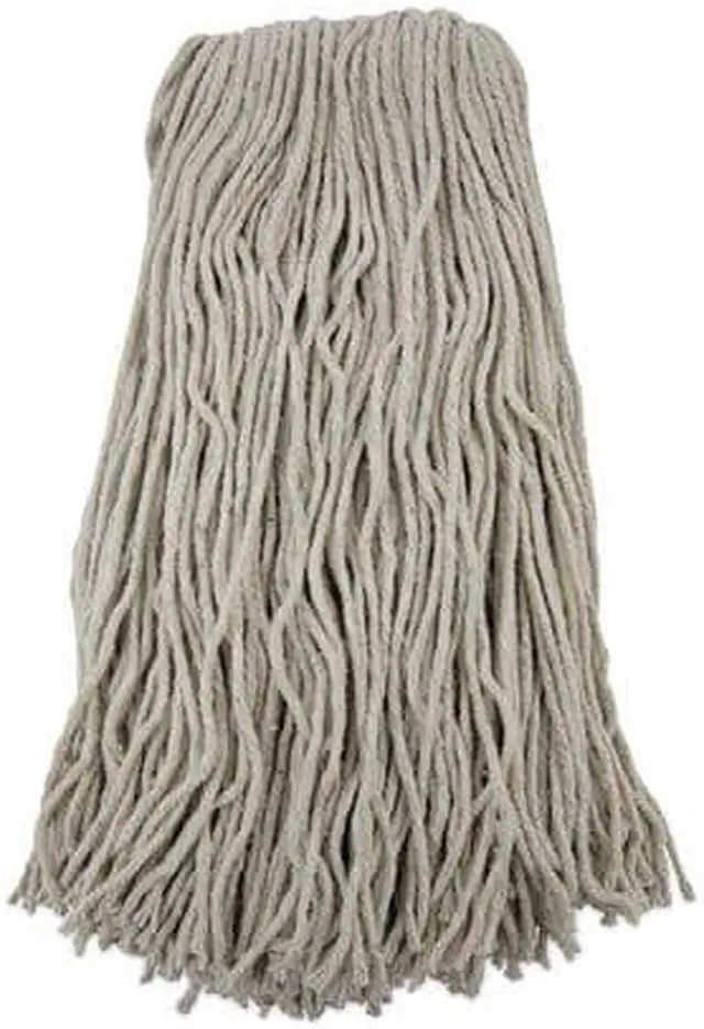Alt view image 8 of 20 - Boardwalk Cut-End Wet Mop Head Cotton No. 32 White 2032CEA
