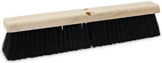 Alt view image 9 of 14 - Boardwalk Floor Brush Head 18" Wide Black Medium Weight Polypropylene Bristles
