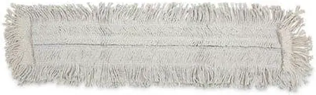 Alt view image 5 of 12 - Boardwalk Disposable Dust Mop Head w/Sewn Center Fringe Cotton/Synthetic 36w x