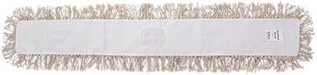 Alt view image 6 of 14 - Boardwalk Industrial Dust Mop Head Hygrade Cotton 48w x 5d White 1348