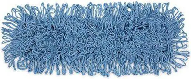Alt view image 16 of 20 - Boardwalk Mop Head Dust Looped-End Cotton/Synthetic Fibers 24 x 5 Blue 1124