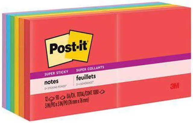 Alt view image 15 of 20 - Post-It Notes Super Sti Note,Super Sticky 12pk,Ne 65412SSAN