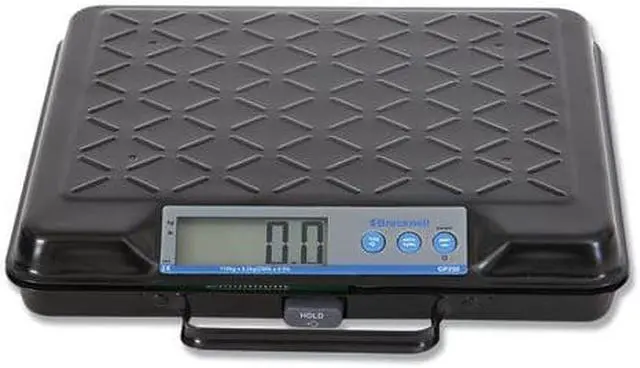 Alt view image 3 of 14 - Salter Brecknell GP250 Brecknell Electromechanical Digital Bench Scale - 250 Lb / 110 Kg Maximum Weight Capacity - Ribbed, Steel - Black