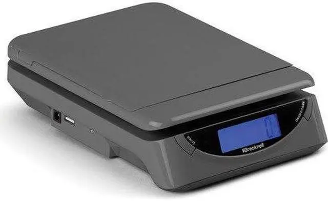 Alt view image 15 of 15 - Brecknell 25lb Electronic Postal Shipping Scale 8 x 6 Platform Gray PS25