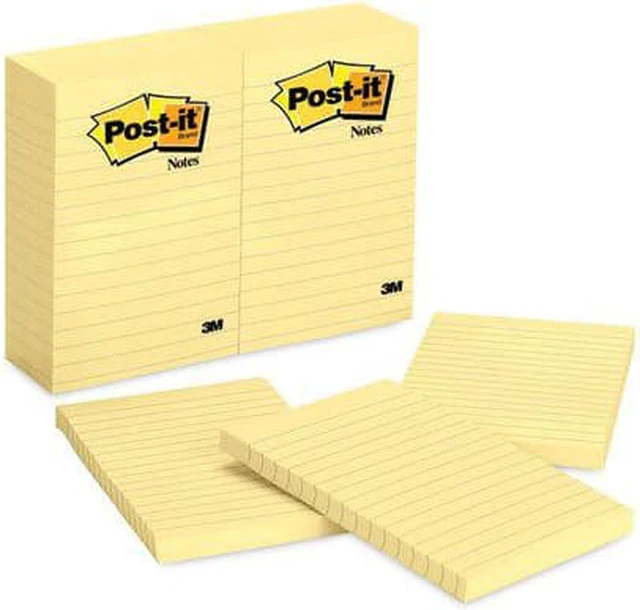 Alt view image 11 of 17 - 3M 660YW Original Notes 4 x 6 Canary Yellow 12 100-Sheet Pads/Pck