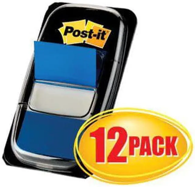 Alt view image 8 of 18 - Post-it Marking Page Flags in Dispensers Blue 12 50-Flag Dispensers/Pack 680BE12