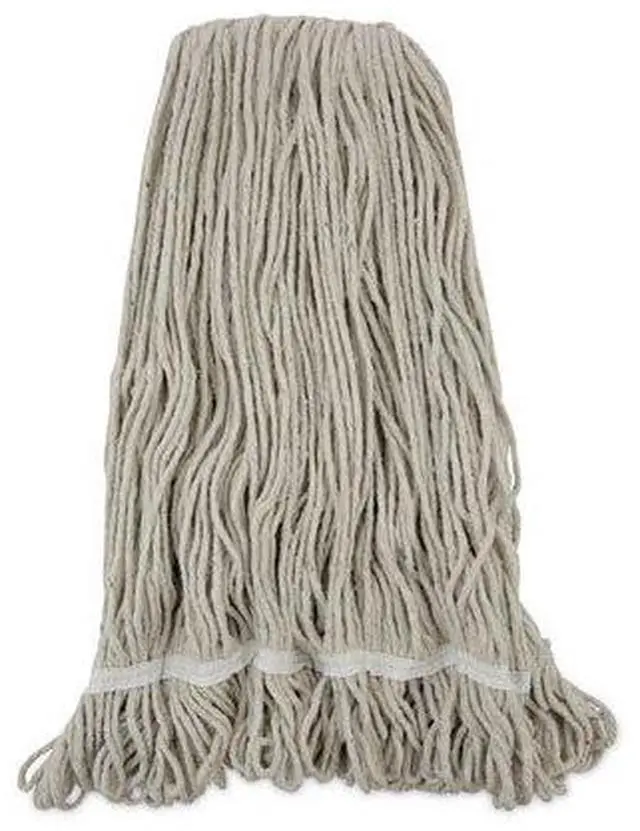Alt view image 2 of 7 - Pro Loop Web/Tailband Wet Mop Head, Cotton, 24oz, White