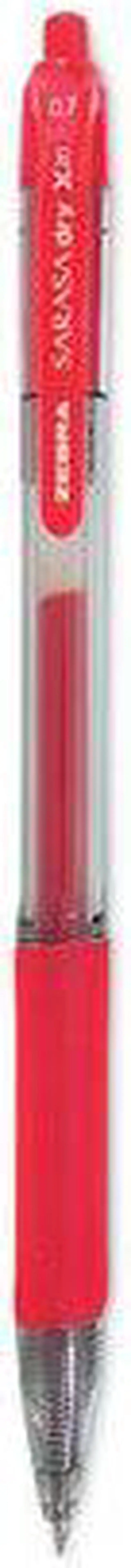 Alt view image 6 of 12 - Zebra Sarasa Retractable Gel Pen Red Ink Medium Dozen 46830
