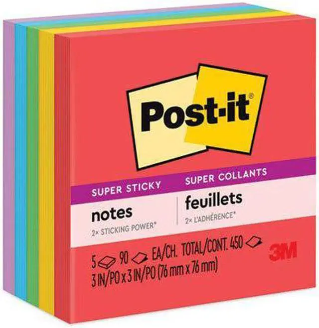 Alt view image 6 of 13 - Post-it Pads in Marrakesh Colors 3 x 3 90-Sheet 5/Pack 6545SSAN