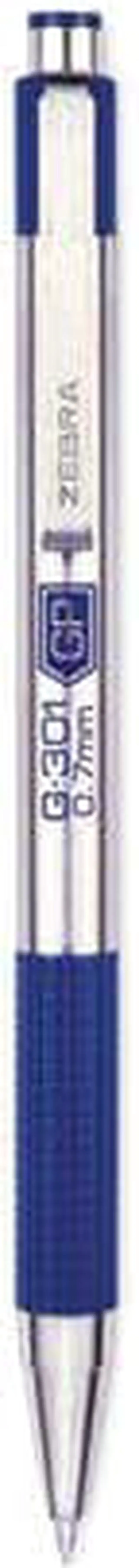 Alt view image 9 of 12 - Zebra Pen Retractable Gel Pen, Medium 0.7 mm, Blue PK2, 41322