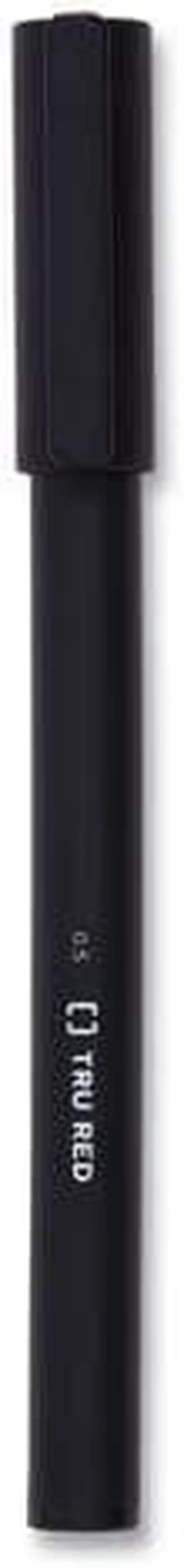Alt view image 7 of 9 - TRU RED Quick Dry Gel Pens Fine Point 0.5mm Blk Dozen TR54471