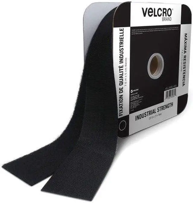Main image of Velcro Industrial Strength Fasteners, 2" x 25 ft, Black, 1 Roll (VEK30081)