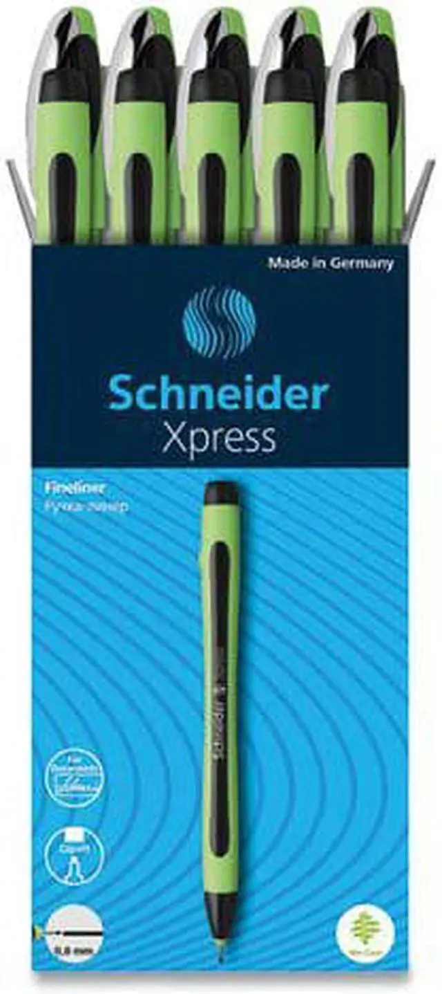 Main image of Xpress Fineliner Stick Porous Point Pen 0.8mm Black Ink