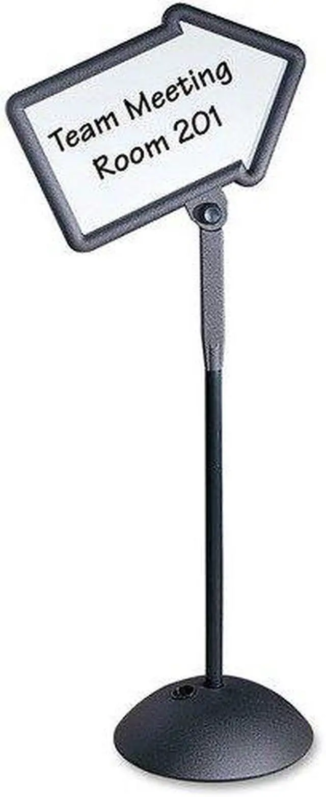 Alt view image 16 of 20 - Safco Double-Sided Arrow Sign Dry Erase Magnetic Steel 25 1/2 x 17 3/4 Black