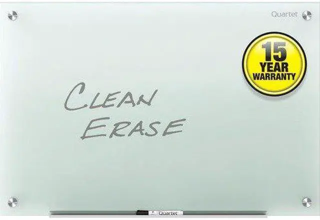 Alt view image 10 of 16 - Quartet Infinity Dry-Erase Whiteboard - 96" (8 ft) Width x 48" (4 ft) Height - Frost Tempered Glass Surface - Horizontal/Vertical - G9648F