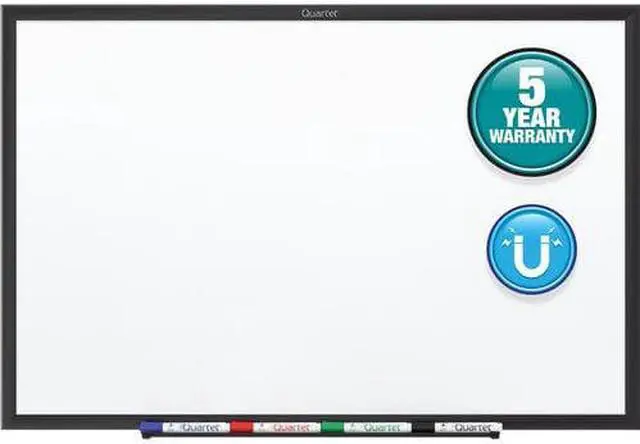 Alt view image 6 of 12 - Classic Magnetic Whiteboard, 96 X 48, Black Aluminum Frame