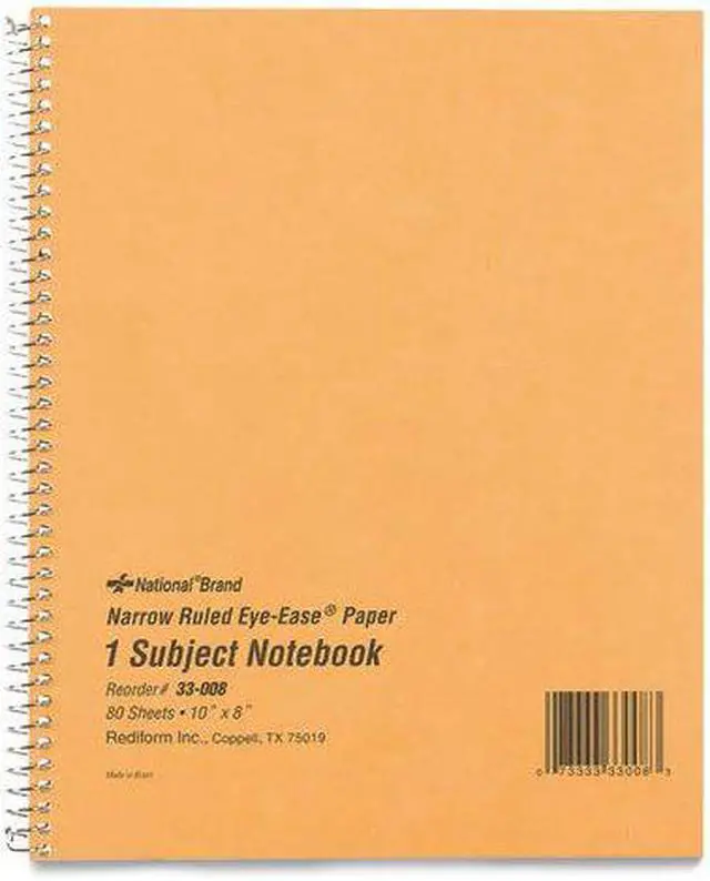 Alt view image 10 of 20 - National Notebook,Wrbnd,10x8,N/Rl 33008