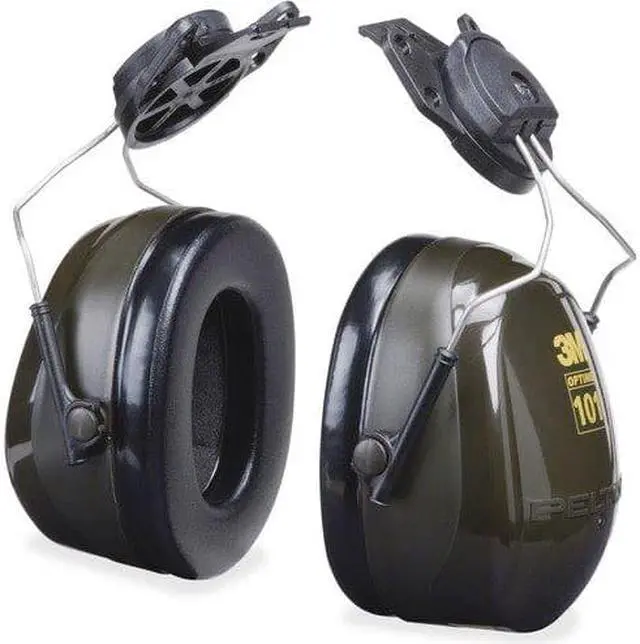 Alt view image 10 of 12 - 3M Peltor H7P3E Optime 101 Helmet Attachable Earmuff