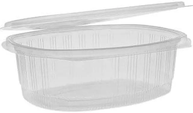 Alt view image 9 of 16 - Pactiv Hinged Lid Deli Containers, 8.88x7.25x2.94, 48 oz YCA910480000