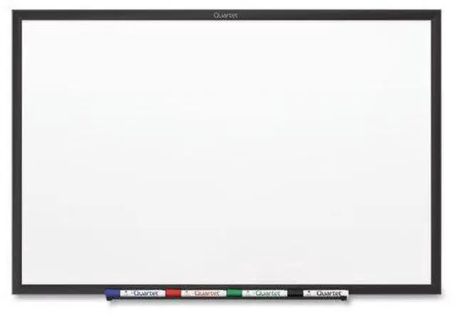 Alt view image 5 of 19 - Quartet Classic Series Magnetic Whiteboard 24 x 18 Black Aluminum Frame SM531B