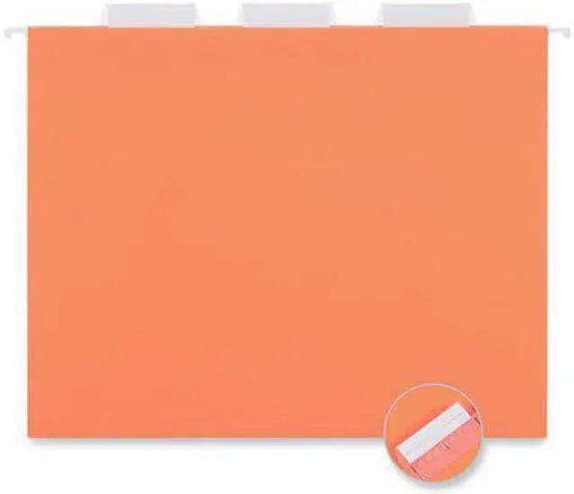 Alt view image 3 of 4 - Hanging File Folders, 1/5 Tab, 11 Point, Letter, Assorted Colors, 25/B