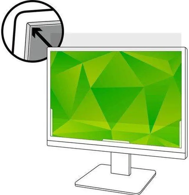 Alt view image 19 of 20 - 3M Anti-glare Filter f/24" Wide-screens 16:10 Clear AG240W1B