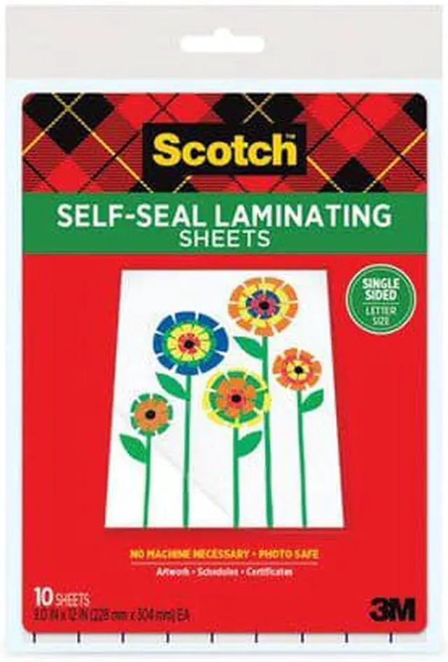 Alt view image 11 of 12 - Self-Sealing Laminating Sheets, 6.0 mil, 8 1/2 x 11, 10/Pack