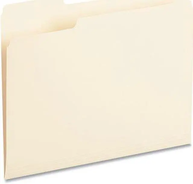 Alt view image 5 of 6 - UNIVERSAL File Folders 1/3 Cut First Position One-Ply Top Tab Letter Manila 100