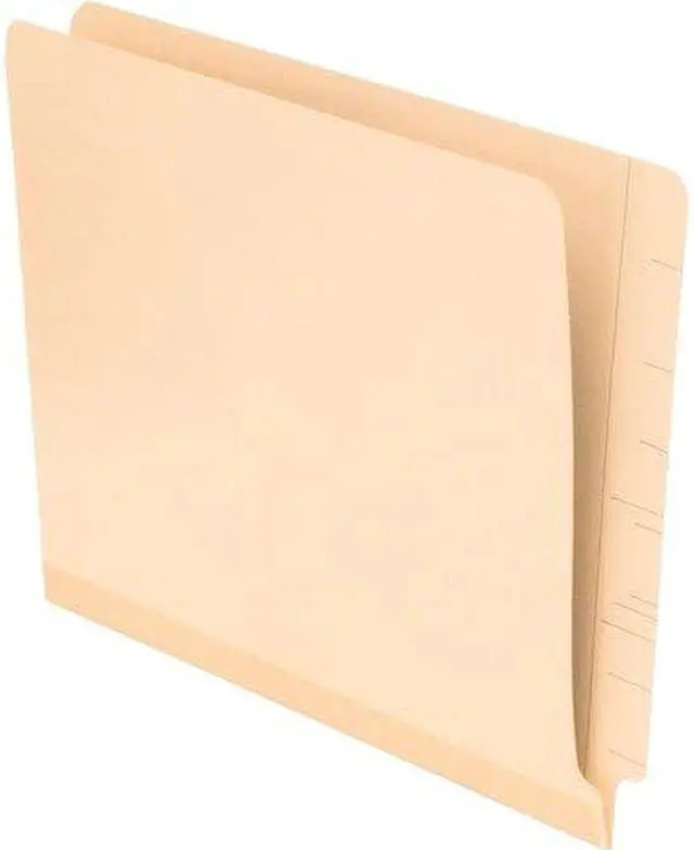 Alt view image 3 of 10 - Pendaflex Laminate Spine Shelf File Folder Straight Tab 11 pt Manila Letter 100