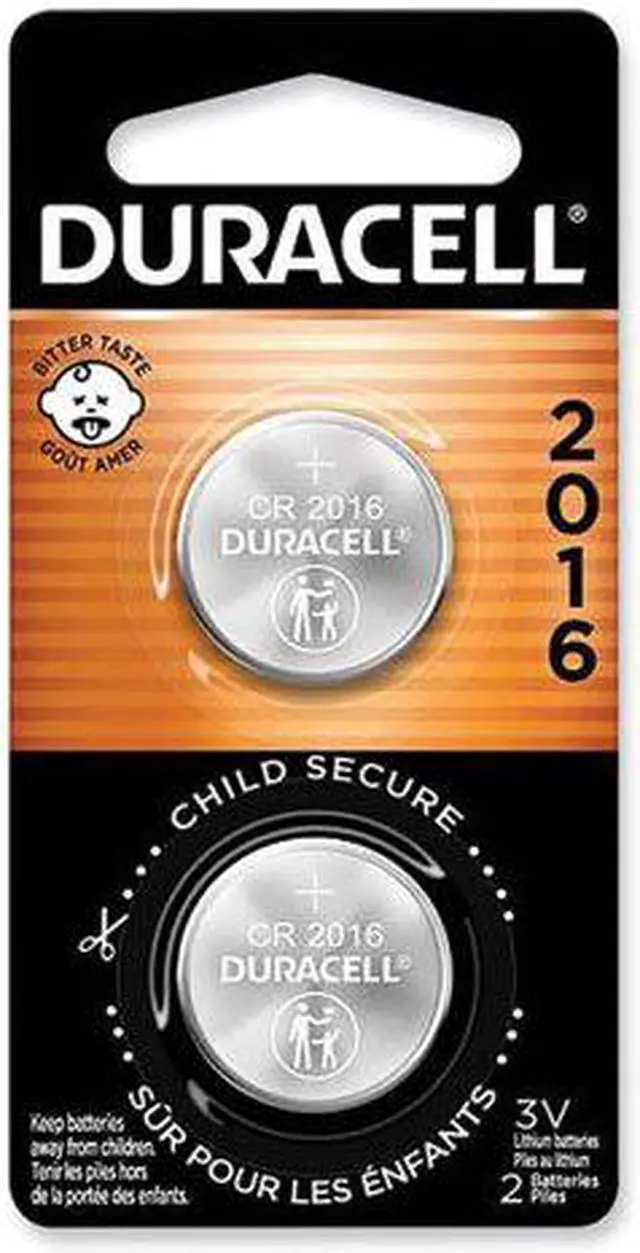 Alt view image 14 of 20 - Duracell CR2016 Lithium Coin Cell Batteries - 75mAh  - 2 Piece Retail Packaging