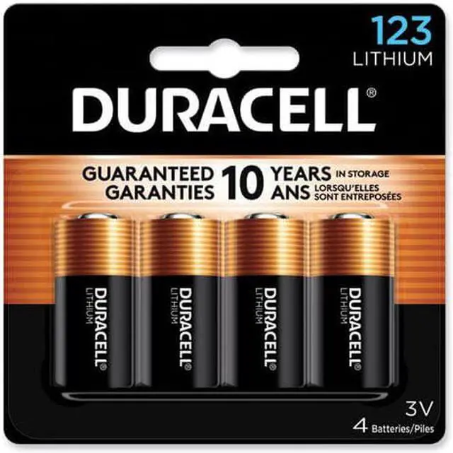 Alt view image 4 of 8 - Duracell Specialty High-Power Lithium Batteries 123 3 V 4/Pack DL123AB4PK