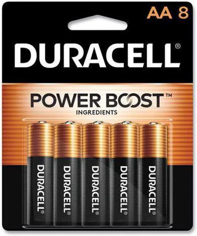 Alt view image 11 of 20 - DURACELL CopperTop 1.5V AA Alkaline Battery, 8-pack