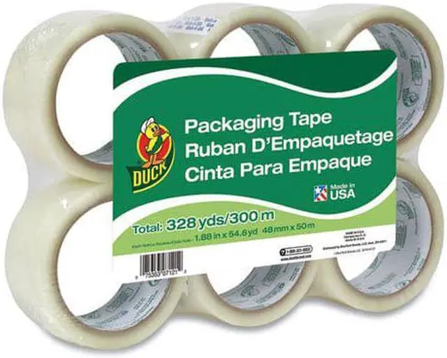 Alt view image 3 of 13 - Commercial Grade Packaging Tape, 3" Core, 1.88" x 55 yds, Clear, 6/Pack